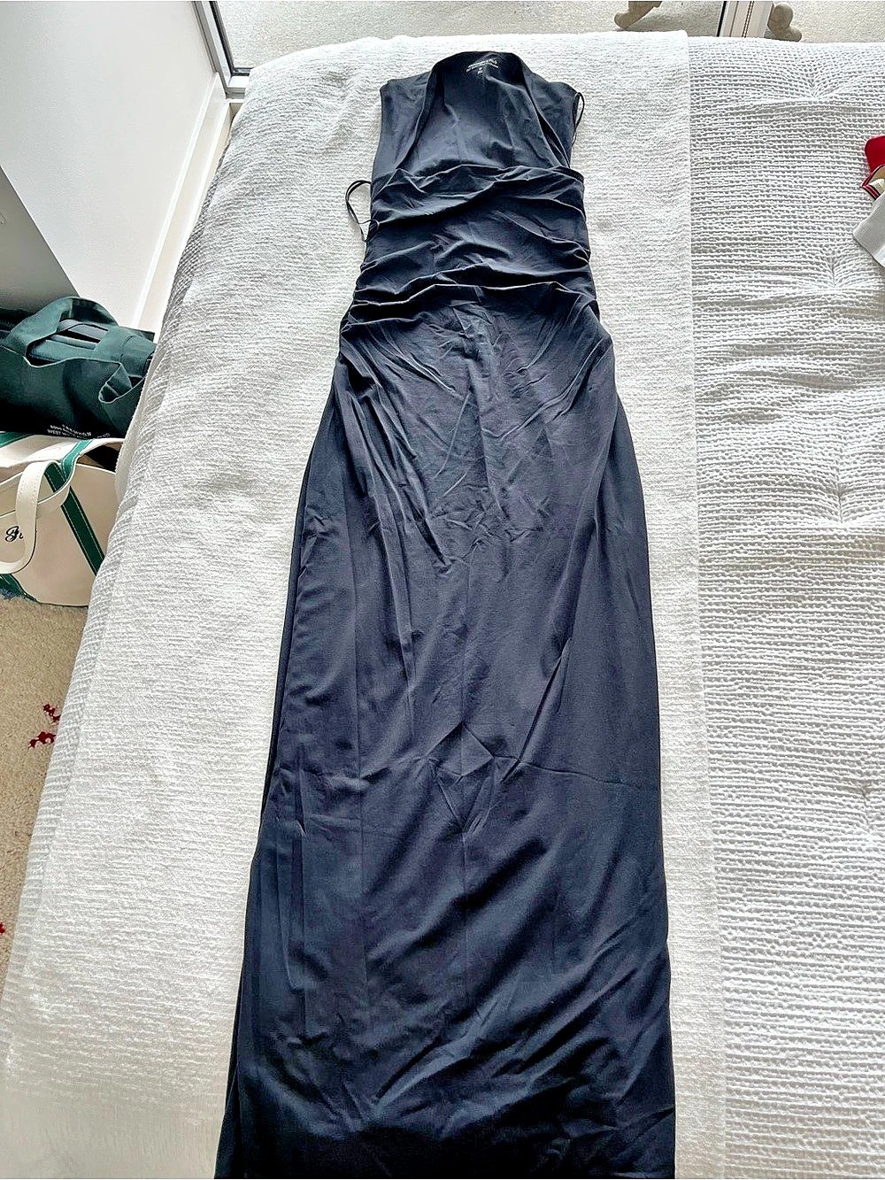 Abercrombie & Fitch A&F Modal-Blend Collection Low Scoop-Back Maxi Dress Maxi